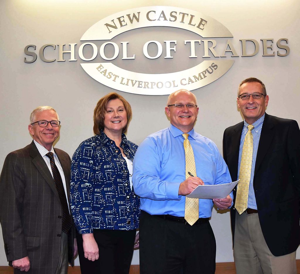 Kent State University, New Castle School of Trades sign articulation
